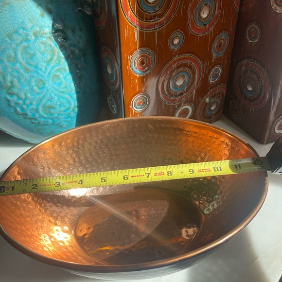 Global Bazaar Copper Finish Decorative Bowl Made in India - Picture 13 of 13